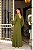 VESTIDO DE FESTA GIOVANA CREPE MUSSELINE DETALHE PLISSADO - VERDE OLIVA - Imagem 7