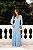 VESTIDO DE FESTA GIOVANA CREPE MUSSELINE DETALHE PLISSADO - AZUL SERENITY - Imagem 2