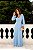 VESTIDO DE FESTA GIOVANA CREPE MUSSELINE DETALHE PLISSADO - AZUL SERENITY - Imagem 4