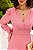 VESTIDO DE FESTA GIOVANA CREPE MUSSELINE DETALHE PLISSADO - ROSÉ - Imagem 9