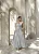 VESTIDO LISTRADO BUSTO FRANZIDO - PRETO - Imagem 1