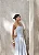 VESTIDO LISTRADO BUSTO FRANZIDO - AZUL CLARO - Imagem 3