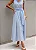 VESTIDO CHEMISE COM FAIXA LISTRAS - AZUL - Imagem 3