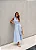 VESTIDO CHEMISE COM FAIXA LISTRAS - AZUL - Imagem 2