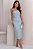VESTIDO JOELMA MIDI T.Q.C. COM CINTO - AZUL - Imagem 1