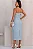 VESTIDO JOELMA MIDI T.Q.C. COM CINTO - AZUL - Imagem 4