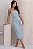 VESTIDO JOELMA MIDI T.Q.C. COM CINTO - AZUL - Imagem 5