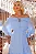VESTIDO LONGO LILIAN CREPE COM FAIXA - AZUL - Imagem 5