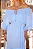 VESTIDO LONGO LILIAN CREPE COM FAIXA - AZUL - Imagem 2