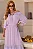 VESTIDO LONGO LILIAN CREPE COM FAIXA - LILÁS - Imagem 4