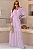 VESTIDO LONGO LILIAN CREPE COM FAIXA - LILÁS - Imagem 6