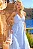 VESTIDO SALETE LONGO POÁ ZÍPER COSTAS - AZUL - Imagem 4