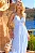 VESTIDO SALETE LONGO POÁ ZÍPER COSTAS - AZUL - Imagem 2