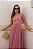 VESTIDO SALETE LONGO POÁ ZÍPER COSTAS - ROSA - Imagem 5