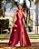 VESTIDO DE FESTA PALOMA ZIBELINE UM OMBRO - ROSA CANELA - Imagem 1
