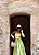 VESTIDO LONGO LAISE SEM ALÇA - VERDE LIMÃO - Imagem 2