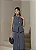 CONJUNTO ALFAIATARIA COLETE ASSIMÉTRICO - AZUL JEANS - Imagem 4
