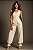 CONJUNTO COLETE E PANTALONA SERENE - NATURAL - Imagem 1