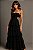 VESTIDO LONGO CAMADAS FLOWER ÉDEN - PRETO - Imagem 1