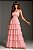 VESTIDO LONGO CAMADAS FLOWER ÉDEN - ROSA - Imagem 1