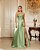 VESTIDO LONGO DE FESTA SANTORINI ZIBELINE GLOW - VERDE OLIVA - Imagem 1
