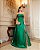 VESTIDO LONGO DE FESTA SANTORINI ZIBELINE GLOW - VERDE ESMELDA - Imagem 1