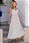 VESTIDO SALETE LONGO POÁ ZÍPER COSTAS - BEGE - Imagem 1