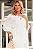 VESTIDO LONGO LILIAN CREPE COM FAIXA - OFF WHITE - Imagem 3