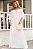 VESTIDO LONGO LILIAN CREPE COM FAIXA - OFF WHITE - Imagem 8