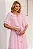 VESTIDO LONGO LILIAN CREPE COM FAIXA - ROSA - Imagem 3