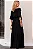 VESTIDO LONGO LILIAN CREPE COM FAIXA - PRETO - Imagem 6