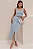 CONJUNTO NÚBIA SAIA MIDI E CROPPED DETALHE BOTÕES - AZUL - Imagem 5