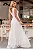 VESTIDO ELIZETE CREPE LONGO COM DECOTE V - OFF WHITE - Imagem 9