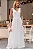 VESTIDO ELIZETE CREPE LONGO COM DECOTE V - OFF WHITE - Imagem 8