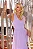 VESTIDO ELIZETE CREPE LONGO COM DECOTE V - LILÁS - Imagem 3