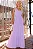 VESTIDO ELIZETE CREPE LONGO COM DECOTE V - LILÁS - Imagem 8