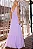 VESTIDO ELIZETE CREPE LONGO COM DECOTE V - LILÁS - Imagem 7