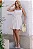 VESTIDO ODETE CURTO COM RECORTE E FAIXA - BEGE - Imagem 6