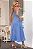 VESTIDO DAMARES ALÇAS FINAS PREGAS BUSTO - AZUL - Imagem 7