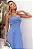 VESTIDO DAMARES ALÇAS FINAS PREGAS BUSTO - AZUL - Imagem 5