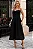 VESTIDO DAMARES ALÇAS FINAS PREGAS BUSTO - PRETO - Imagem 6