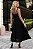 VESTIDO DAMARES ALÇAS FINAS PREGAS BUSTO - PRETO - Imagem 5