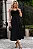 VESTIDO DAMARES ALÇAS FINAS PREGAS BUSTO - PRETO - Imagem 8