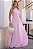VESTIDO MICAELA LONGO COM FRANZIDO CINTURA - ROSA - Imagem 5