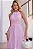 VESTIDO MICAELA LONGO COM FRANZIDO CINTURA - ROSA - Imagem 3