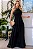 VESTIDO MICAELA LONGO COM FRANZIDO CINTURA - PRETO - Imagem 8