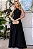 VESTIDO MICAELA LONGO COM FRANZIDO CINTURA - PRETO - Imagem 7