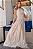 VESTIDO MICAELA LONGO COM FRANZIDO CINTURA - BEGE - Imagem 4