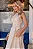 VESTIDO MICAELA LONGO COM FRANZIDO CINTURA - BEGE - Imagem 5