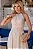 VESTIDO MICAELA LONGO COM FRANZIDO CINTURA - BEGE - Imagem 6